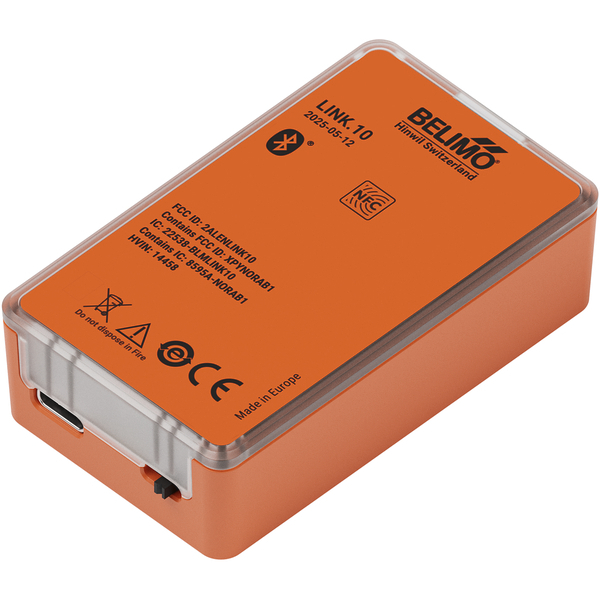Accessoires - Belimo LINK.10 - Belimo Assistant Link Bluetooth et USB vers NFC et convertisseur MP-Bus pour les appareils paramétrables et communicants