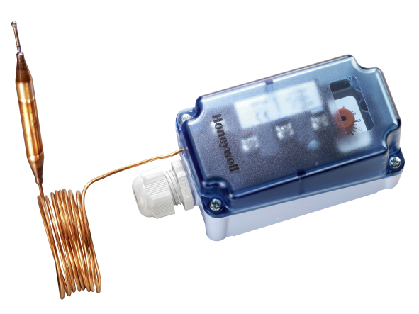 CAPTEURS ToR - Honeywell  FT6960-60 - Thermostat de protection anti-gel pour gaine d'air - Différentiel fixe - 1 Etage - 6m - Réarmement manuel