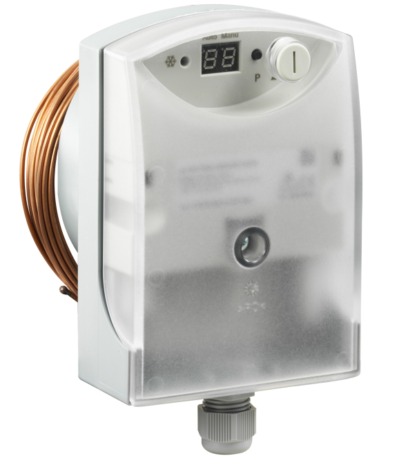 CAPTEURS ToR - Honeywell  FTSE20 - Thermostat de protection anti-gel à anticipation pour gaine d'air -  2 Etages [ToR+DC 0...10V ] - 2m - Réarmement manuel [interne]