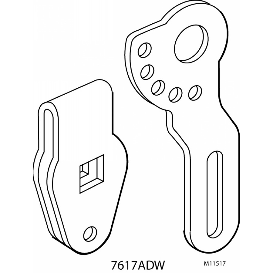 Accessories - Honeywell 7617ADW/U -  Short crank arm assembly