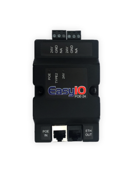  - Johnson Controls  EASYIO-POE-24 - Prend l'alimentation POE en 2 x 24 VDC