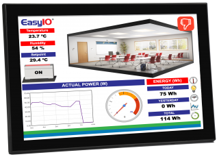  - Johnson Controls  EI-SH-SysView10 - Touch Panel SH-SystemView10 with Wifi, Ethernet, 10 inch new design, with bracket