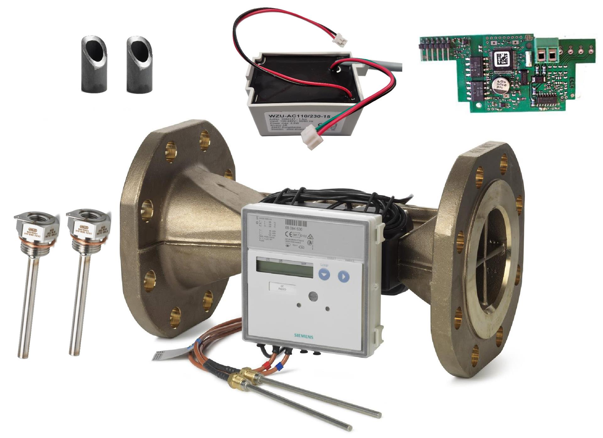 PACK Compteur - Siemens SETDA1-UH50-A70-00  - SET composé du compteur & accessoires suivants :  UH50-A70-00  + WZT-G12 + WZT-S100 + WZU-ACDC24-50 + WZU-MI + WZU-AM