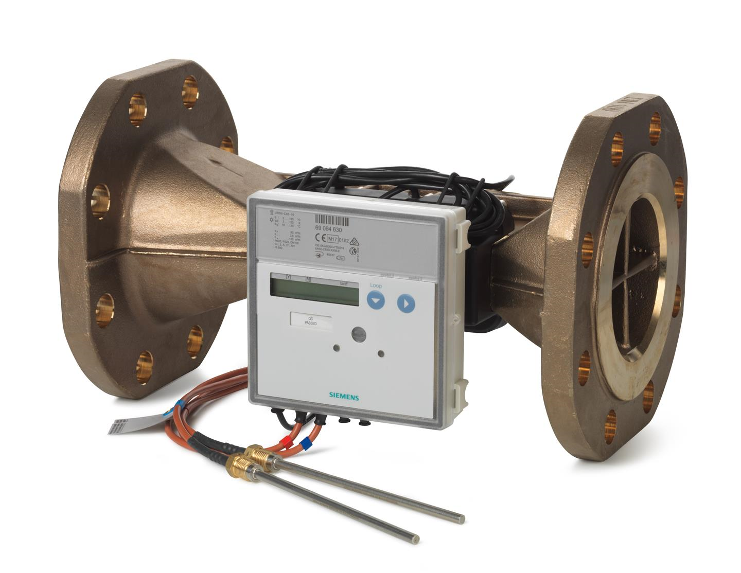 Compteurs d'énergie - Siemens  UH50-A61-00 - Compteur électronique ULTRAHEAT UH50 (10…130°C) 10m³/h 300 mm DN40