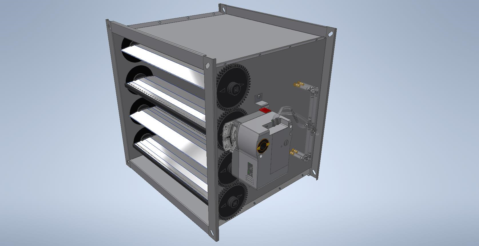 Boîte VAV - Siemens  BSS32-SB031000/1000 - Rect. VAV - 1000 x 1000 - BACnet/IP, DXR1 com. - No ins. - DXR1.E02PLZ-112 act. - 10Nm