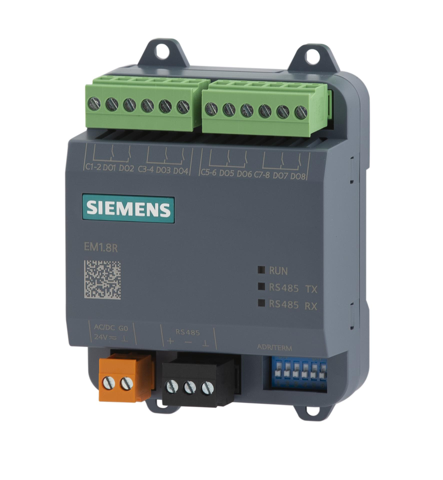  - Siemens  EM1.8R - ModBus RTU Ext. Module 8 RO