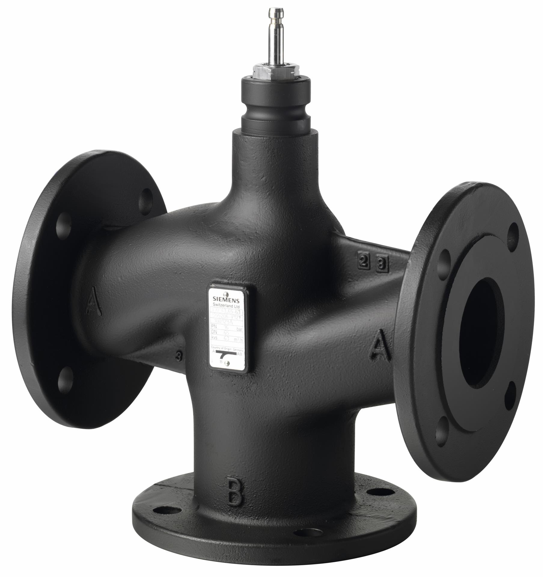 Corps de vanne - Siemens VXF43.65-63 -  Corps de vanne -DN 65 -3 voies -63 [m³/h]