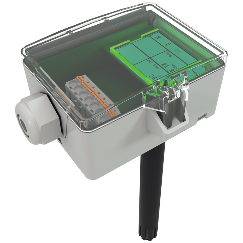 SONDES - Thermokon 663267 -  FTK+ 400 LCD RS485 Modbus - Sondes de Gaine Climat - Température - Humidité