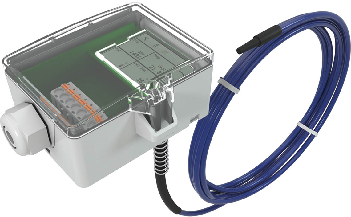 SONDES - Thermokon 662826 -  MWF+ LCD TRV MultiRange relais L6000 - Sondes de Gaine Climat