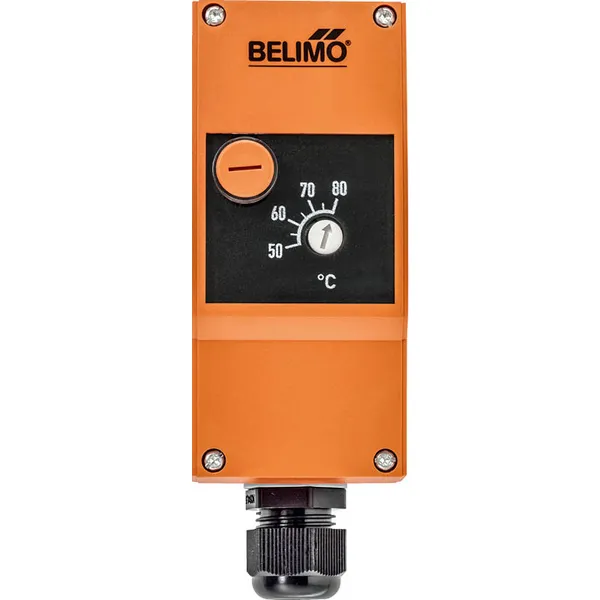 Belimo EXT-J-00734645 - Safety temperature limiter STB, Switch, 50...80°C, Capillary tube 1 m, Manual reset
