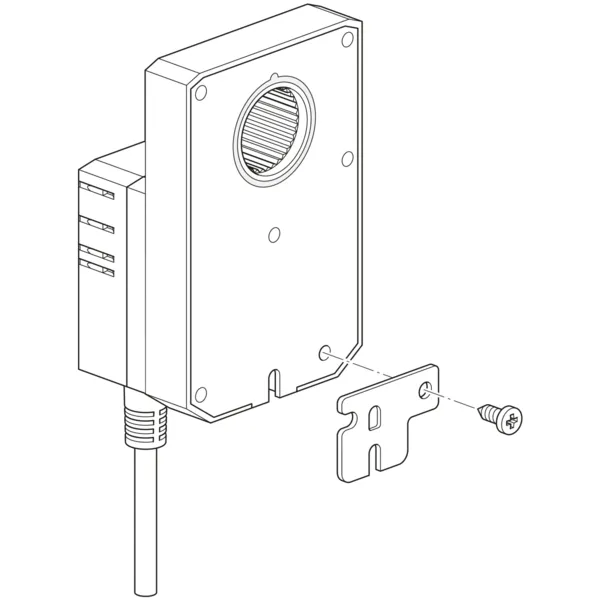 Accessories - Belimo Z-NMA - Base extension from NM..A to NM.. for LMQ..A instead of NMQB.. 1 screw included Galvanised steel