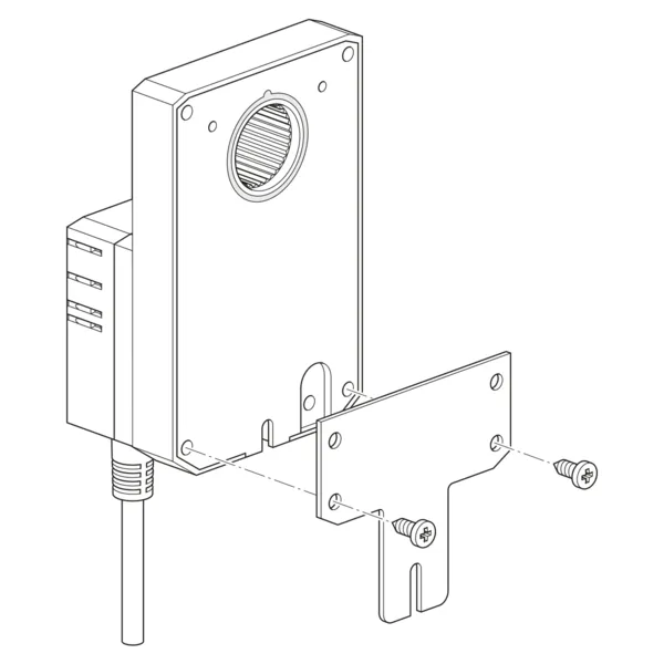 Accessories - Belimo Z-SMA - Base extension from SM..A to SM.. / AM.. 2 screws included Galvanised steel
