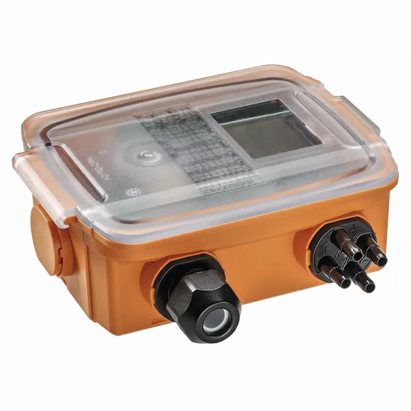 Belimo 22ADP-154F - Capteur double de pression différentielle Air, -100...2500 Pa, 2 systèmes de mesure, Modbus, 0...5 V, 0...10 V, LCD