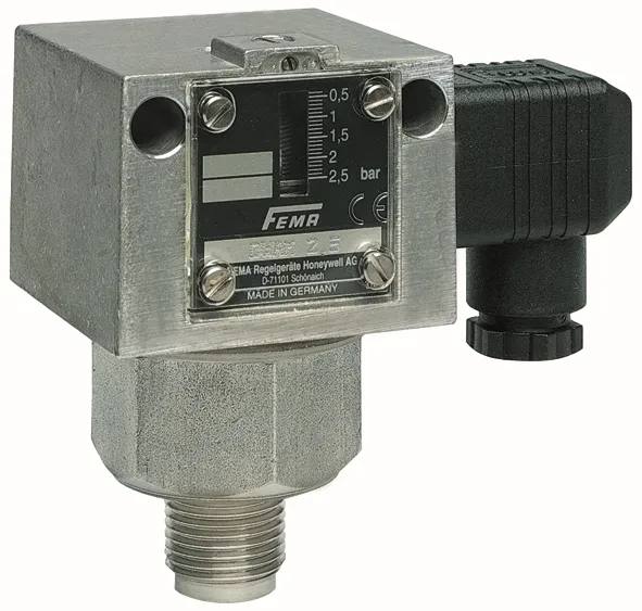 Honeywell DWR06-206 - Minimum pressure limiter switch for hot water-steam-flammable gases and liquid fuels - Fixed pressure differential - 0.1...0.6bar - max.6bar