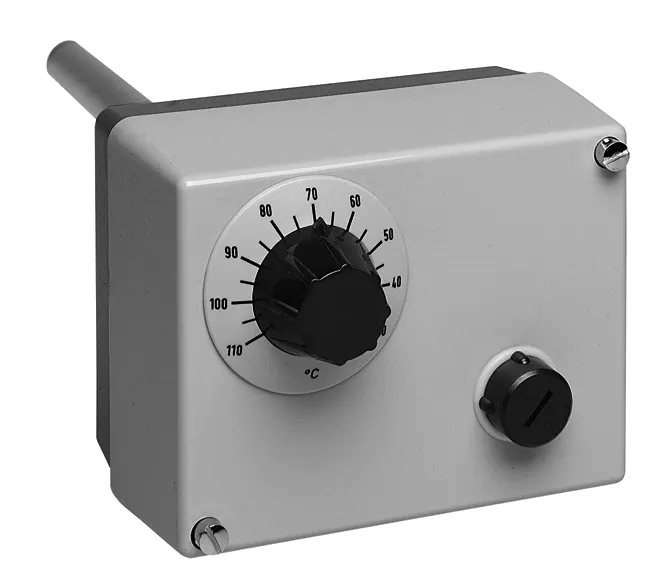 Honeywell STB+TR - Safety limit thermostat with setpoint dial, shutdown function, 30..110C, IP54