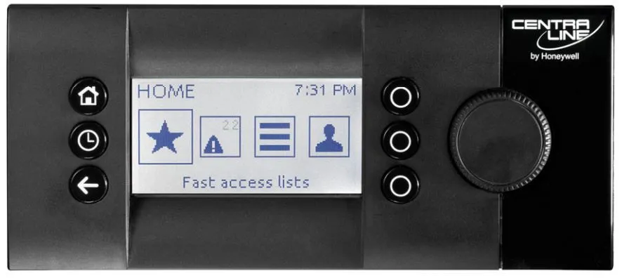 Honeywell CLEAHMI21 - IHM externe, 5 m max, protection contre les chocs Classe 2, affichage matriciel, 5 lignes 20 caractères