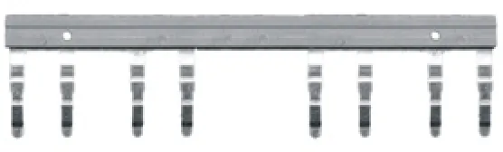 Honeywell XS815 - Bornier auxiliaire, 2x9 enfichable, lot de 10 unités