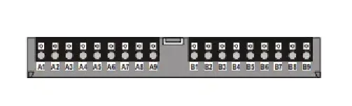 Honeywell XS830 - Auxiliary terminal blocks (for signal and power distribution). Each terminal block consists of two groups of nine internally connected plug-in terminals. For CLIOP830 and CLIOP831 only, pack of 10 units