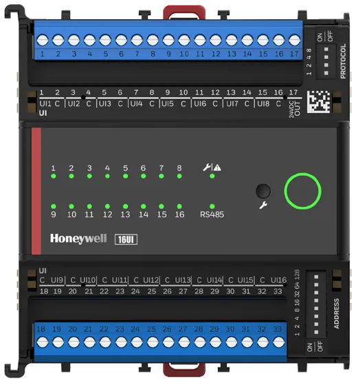Honeywell IO-16UI-S-P-BLK10 - 10 x IO-16UI-S-P Emballage en vrac