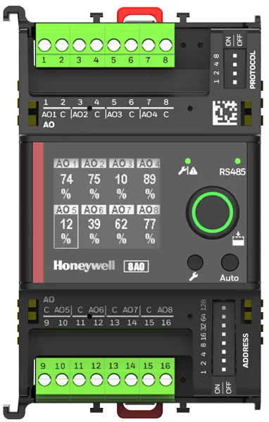 Honeywell IOD-8AO-S-S - 8AO, SÉRIE, AFFICHAGE HOA, VIS TB