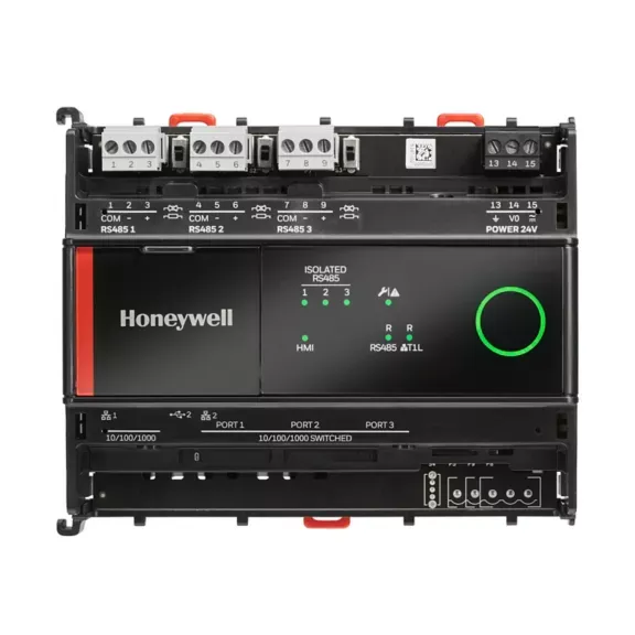 Honeywell N-ADV-133-H-C - Appareil Niagara avec 1+3 interfaces Ethernet (1 isolée et 1 commutée), 3 interfaces RS485, port HMI, et extension E/S.