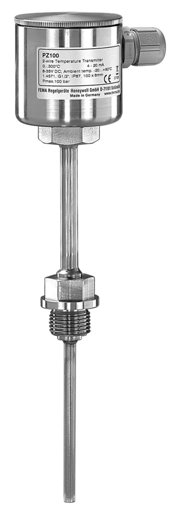 Honeywell P100-100 - Sonde de température pour sonde à immersion_ acier inoxydable (P) 100 mm IP 67