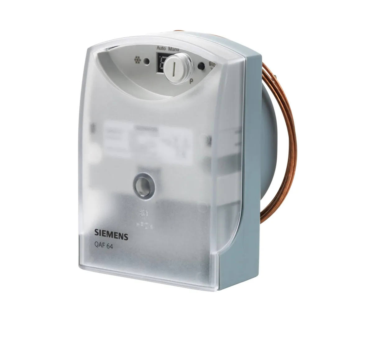 Siemens QAF64.6-J - Frost protection sensor 0...15°C AC 24V output: 0...10VDC + SPDT 250VAC 6 (2)A Capillary length 6000mm