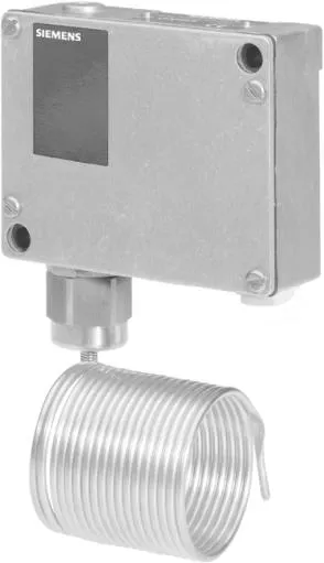CAPTEURS ToR - Siemens QAF81.3 - Thermostat antigel -5...15°C longueur capillair 3000mm