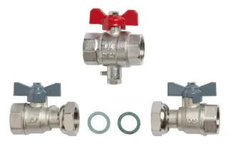 Accessoires - Siemens HMXI-K001004 - Kit De Montage Pour Compteur 130 mm 4/4" - 3/4" 2,5 m³/h, Sonde 5,0X45Mm, M10X1Mm(Sans Tube De Substition)