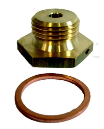 Accessories - Siemens WZT-A38 - Adapter G 3/8 B" with threaded hole for mounting sensor DS M10x1 mm, with gasket G 3/8"