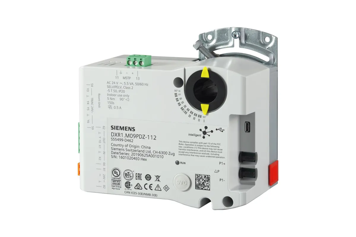 Siemens DXR1.M09PDZ-113 - Compact Room Automation Station And Actuator