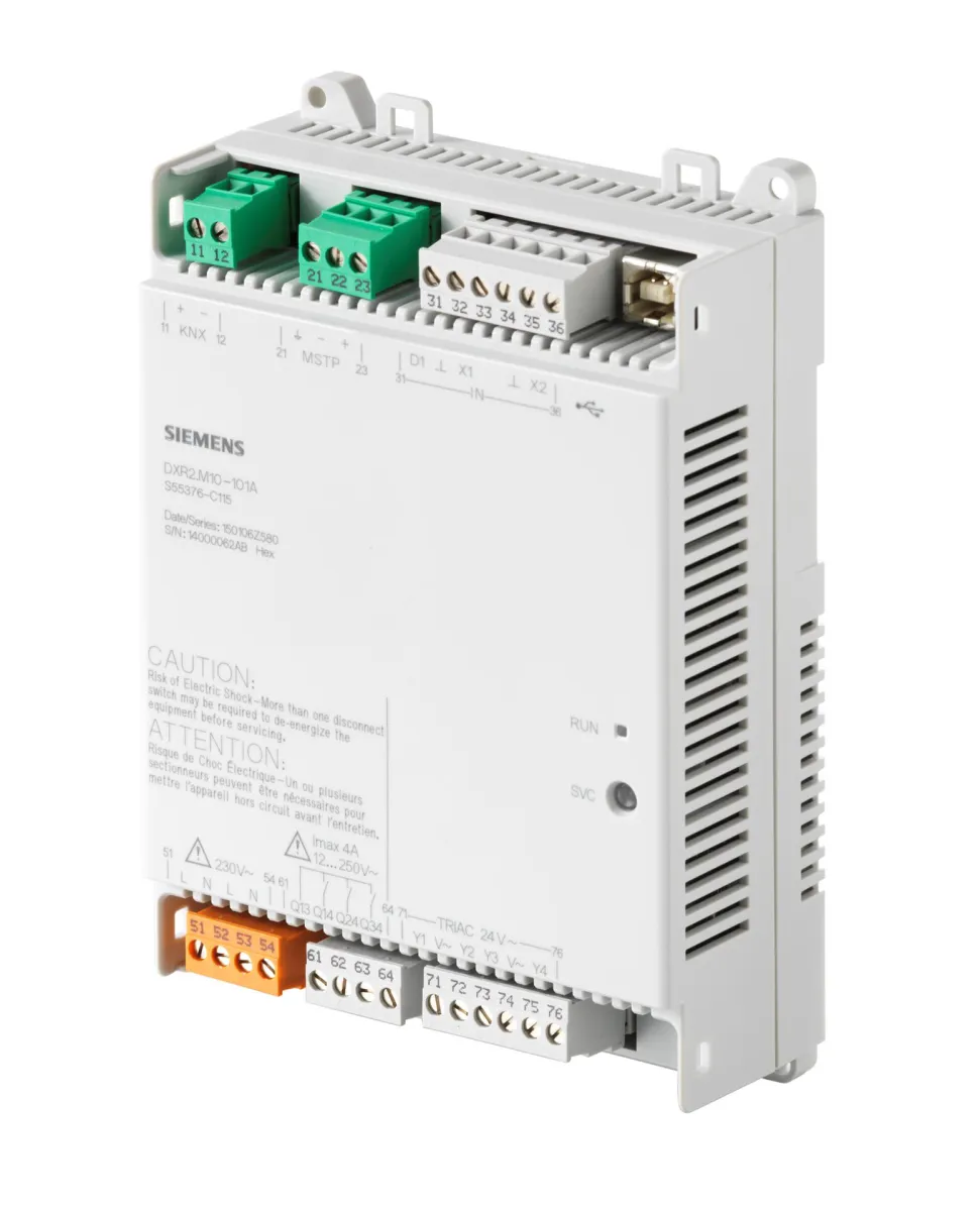 Siemens DXR2.M10-101A - Régulateur CVC DXR2.., 230VAC, BACnet/MSTP