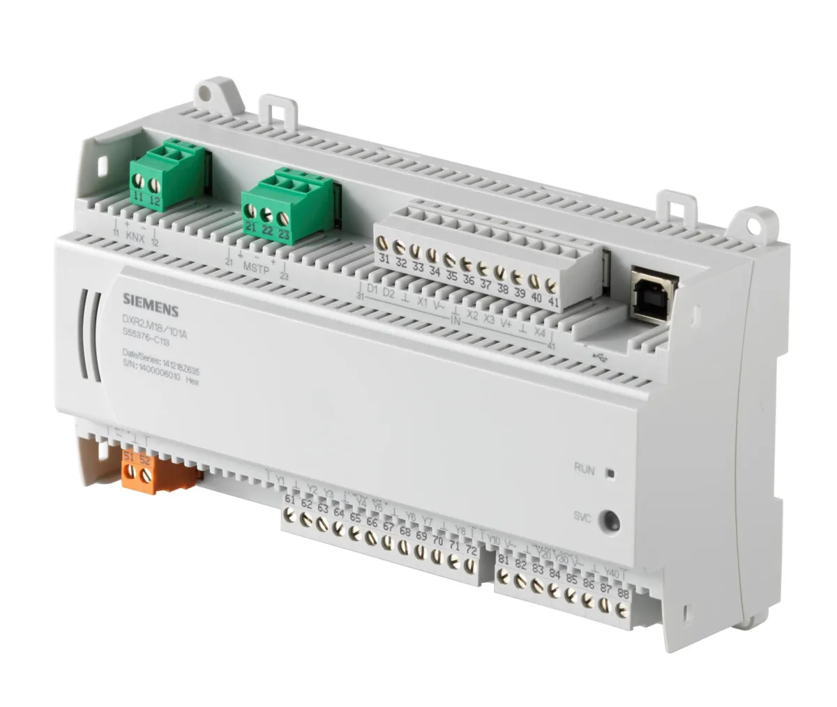 Siemens DXR2.M18-101A - HVAC controller DXR2.., 24VAC, BACnet/MSTP