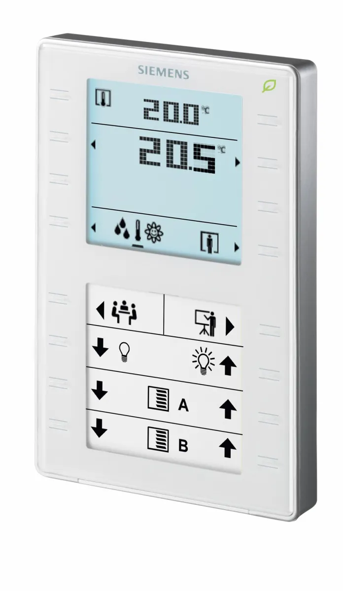 Siemens QMX3.P37 - Appareil D'D'Ambiance KNX Temp. Boutons Lcd