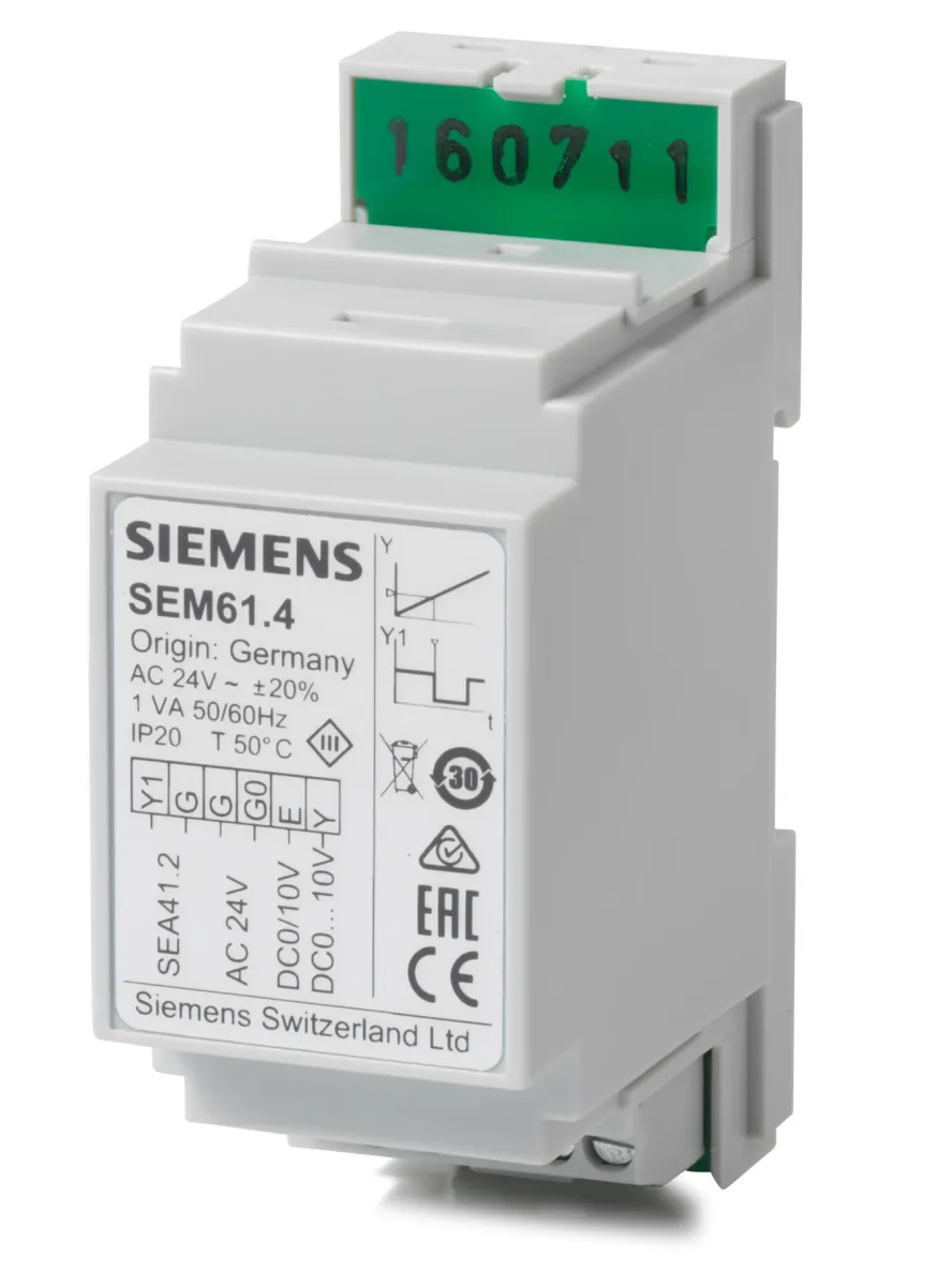 Siemens SEM61.4 - Convertisseur Signaux 10V / 24V~Pwm/Tor