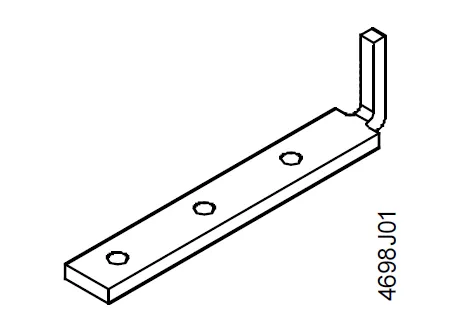 Accessoires - Siemens ASK71.08 - Support De Montage, Bg, Court