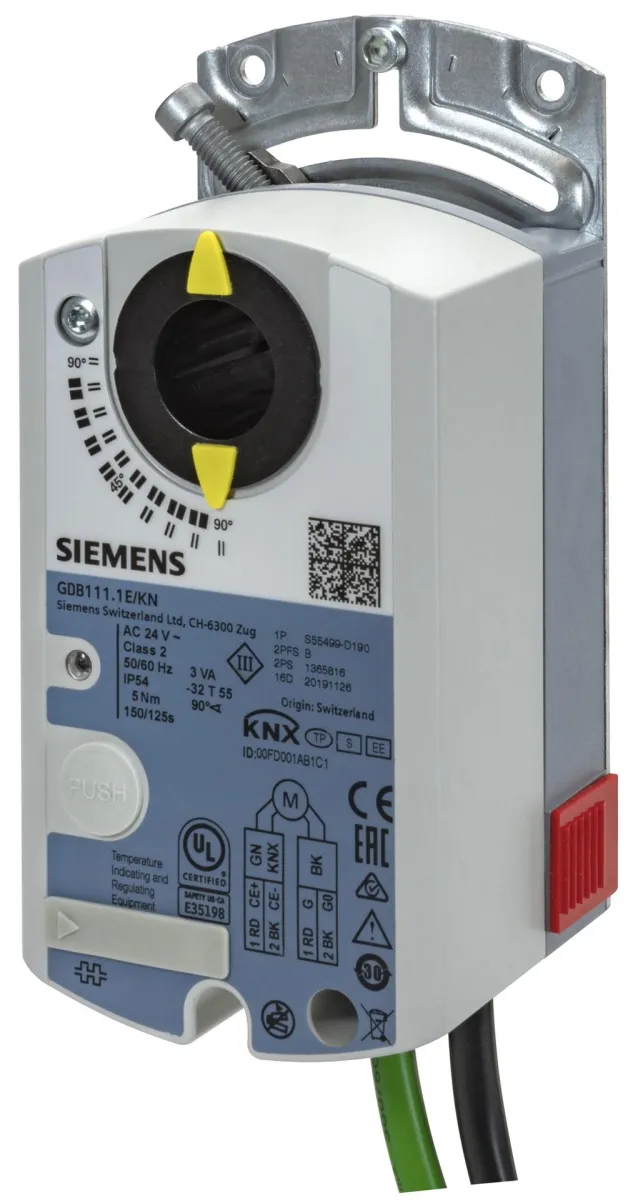 Siemens GLB111.1E/KN - Actuator 10Nm KNX 24V~ Rotary damper