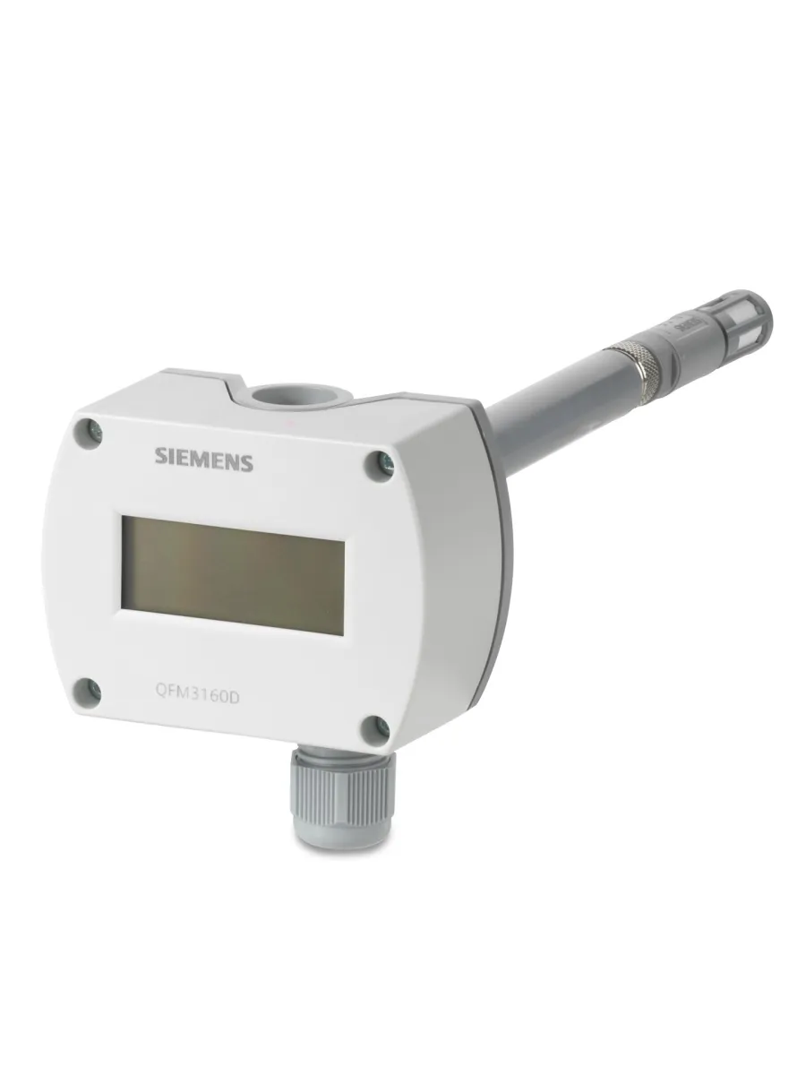 Siemens QFM3171D - Combined duct sensor 4..20mA LCD IP65