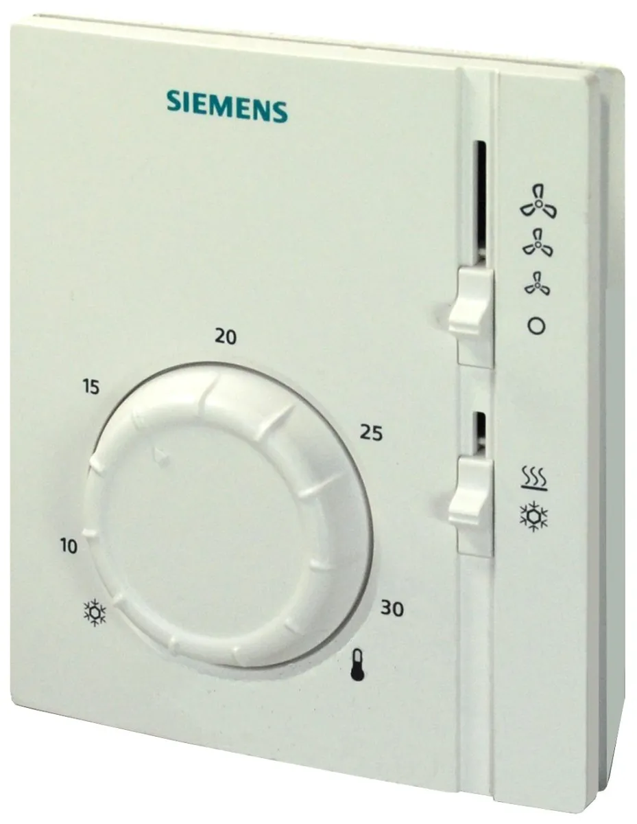 Simple thermostats - Siemens RAB31 -FCU room thermostat 4-pipe Heating/Cooling