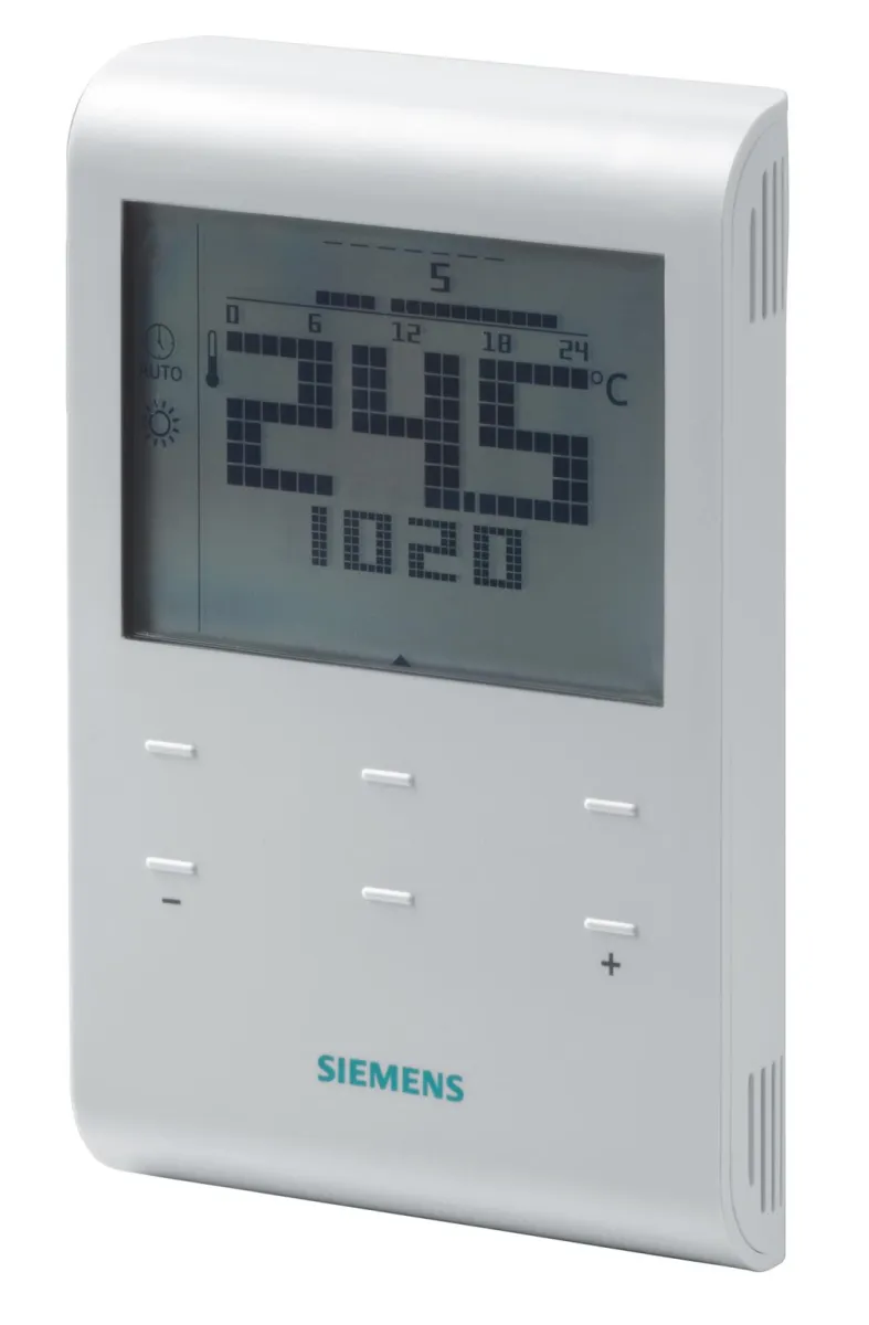 Thermostat RF multizone - Siemens RDE100.1RF -Thermostat ambiance prog. émetteur RF