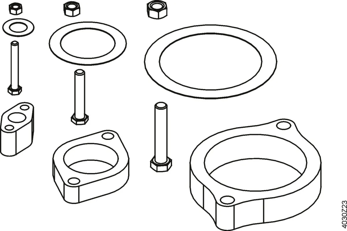 Accessoires -Siemens ALF41B100- Entretoise de tuyau