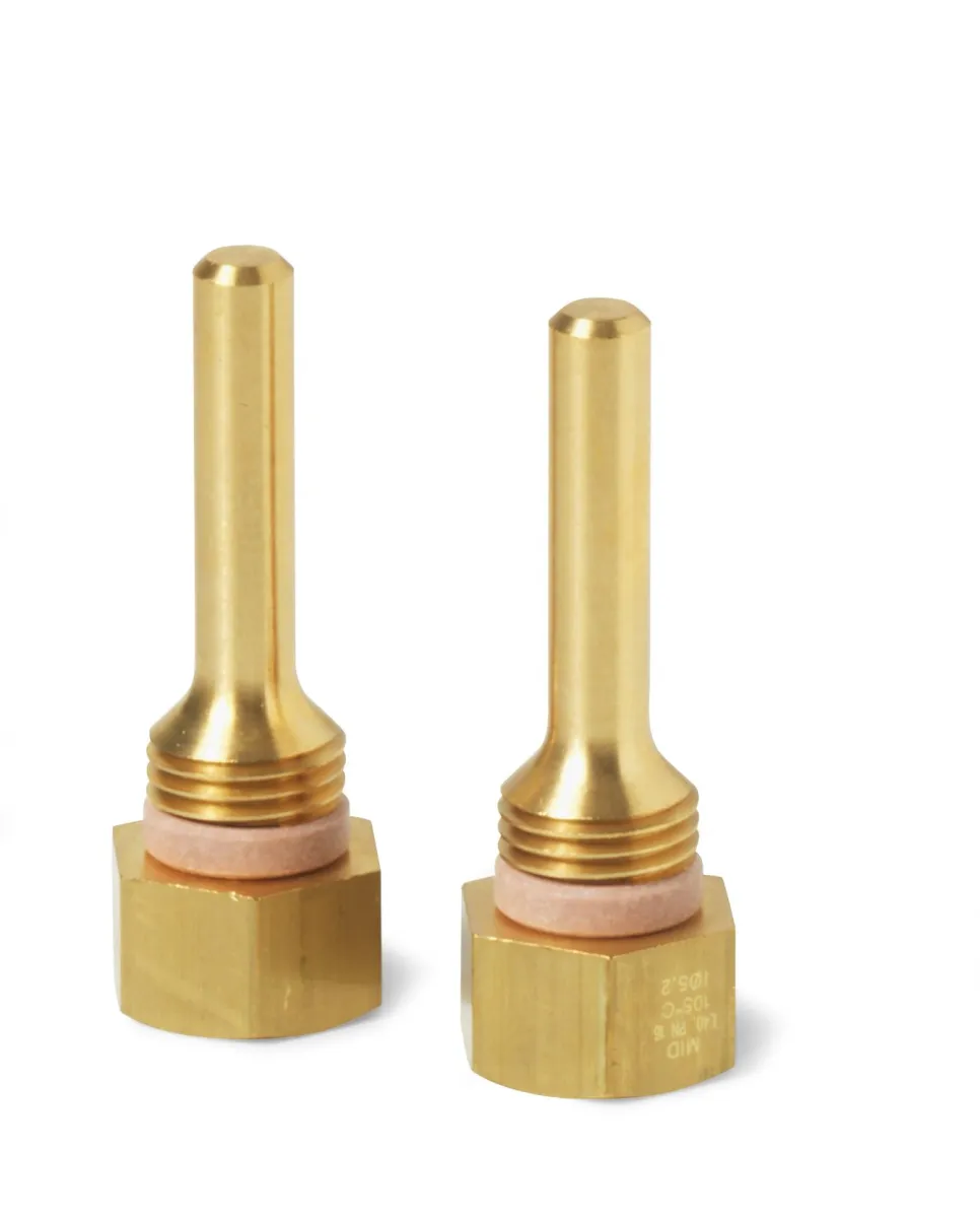 Accessories -Siemens EZT-M40- Thermowell G ½B" M10x1 brass Ø 5.2x40 mm for temperature sensor Ø 5.2x26 mm