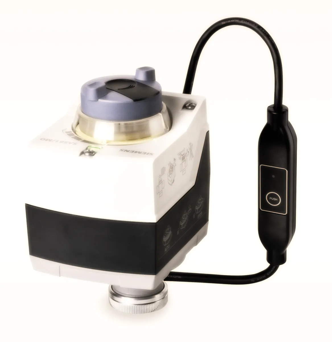 Electric actuator - Siemens SAS61.03/MO - Linear motion, With communication, AC 24 V, DC 24 V, , 400 [N]