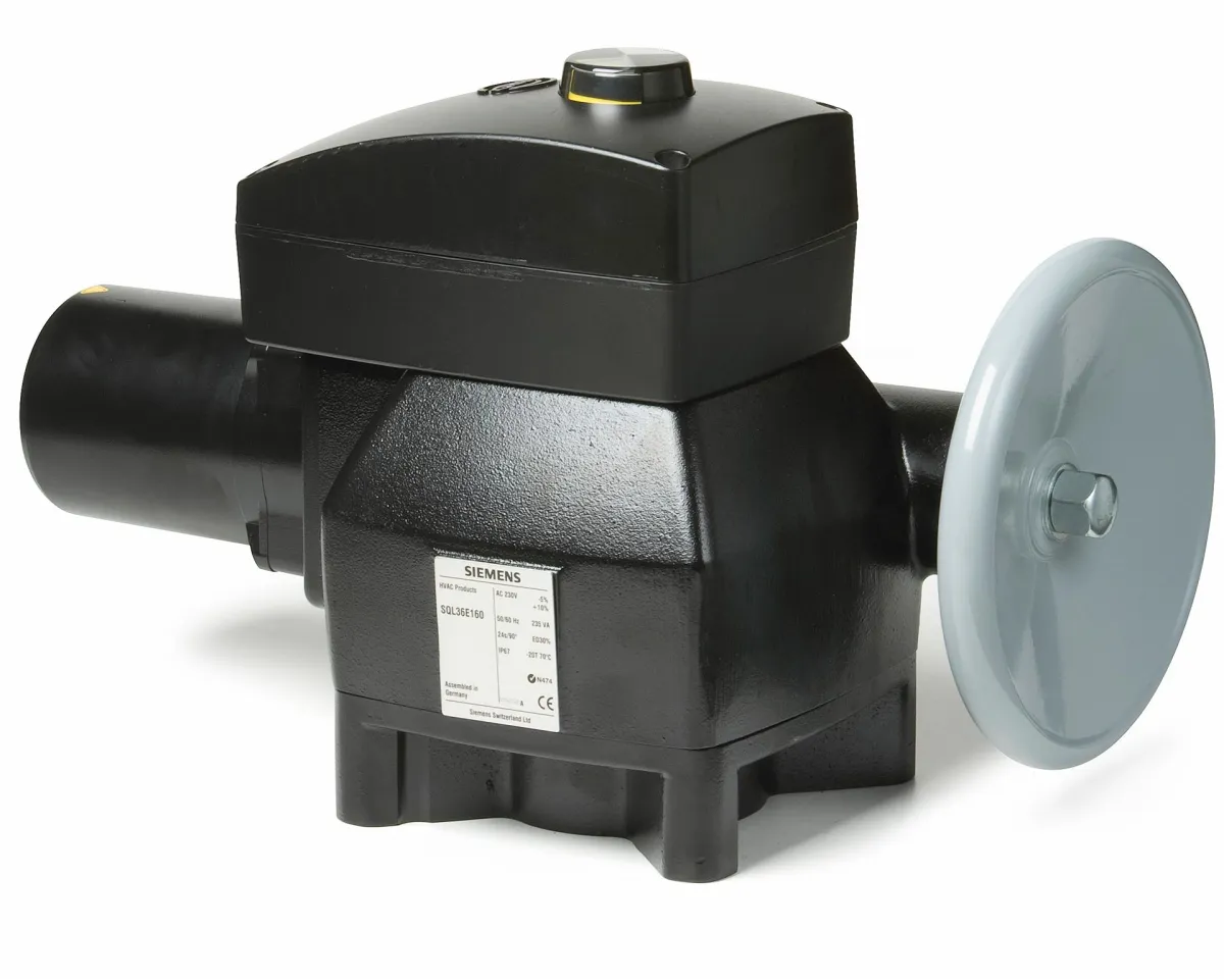 Electric actuator - Siemens SQL36E160 - Rotary motion, 3-point [Floating], AC 230 V, , 1.200 [Nm]