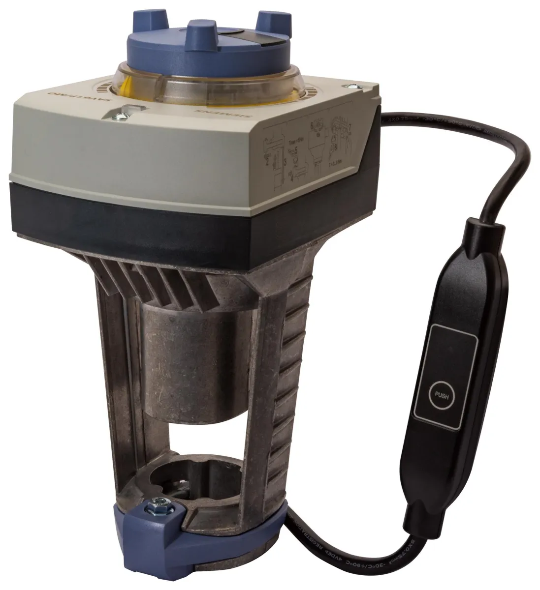 Servomoteur électrique - Siemens SAV61P00/MO - Mouvement linéaire, Avec communication, AC 24 V, DC 24 V, , 1.100 [N]