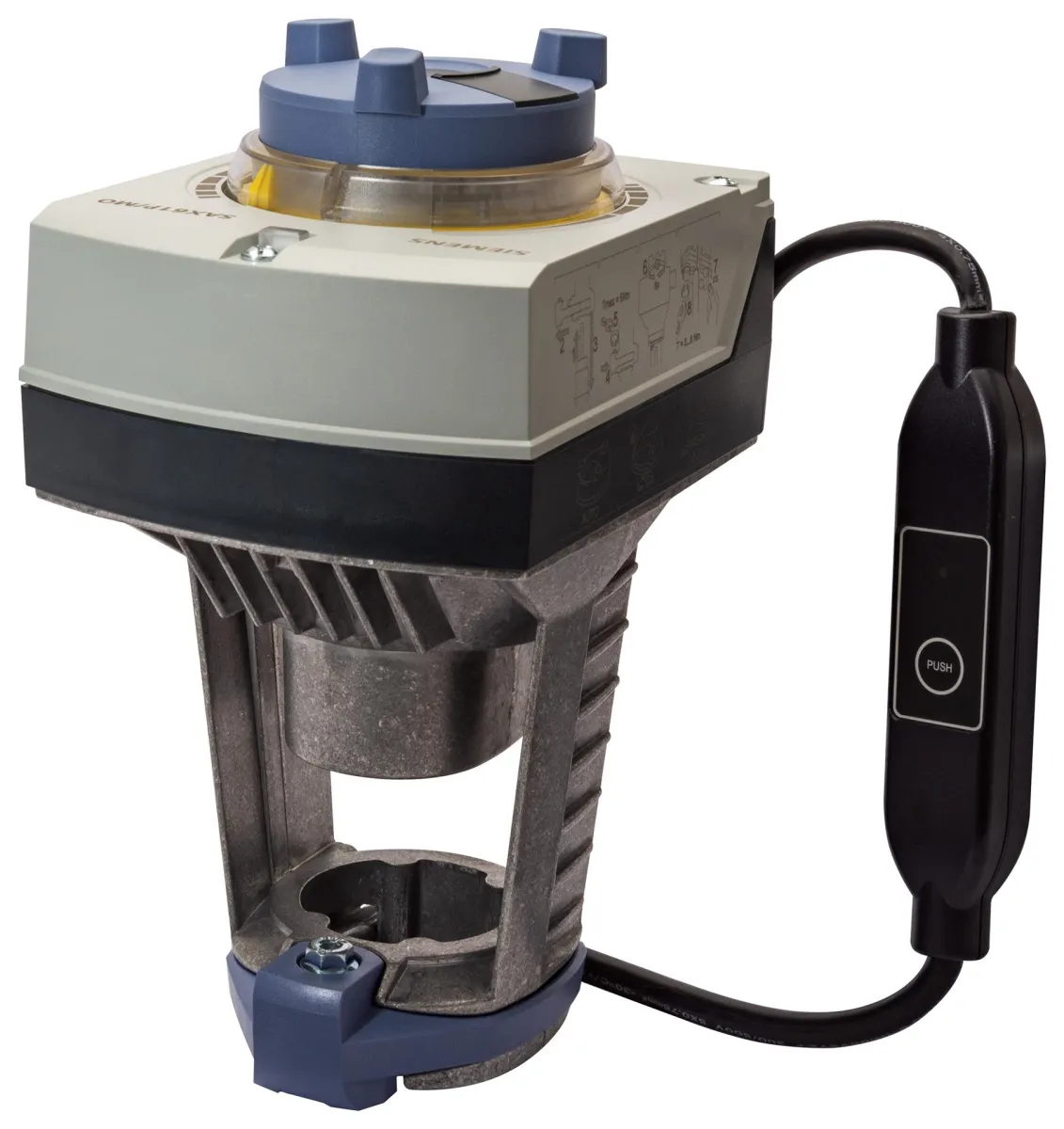 Electric actuator - Siemens SAX61P03/MO - Linear motion, With communication, AC 24 V, DC 24 V, , 500 [N]