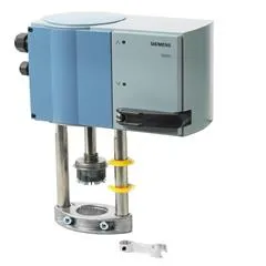 Servomoteur électrique - Siemens SQV91P30 - Mouvement linéaire, ToR [Tout ou rien], 3 points [Flottant], DC 0...10 V, DC 4...20 mA, AC 24 V, DC 24 V, (avec acc.) AC 230 V, Avec fonction de reour à zéro, 1.100 [N]