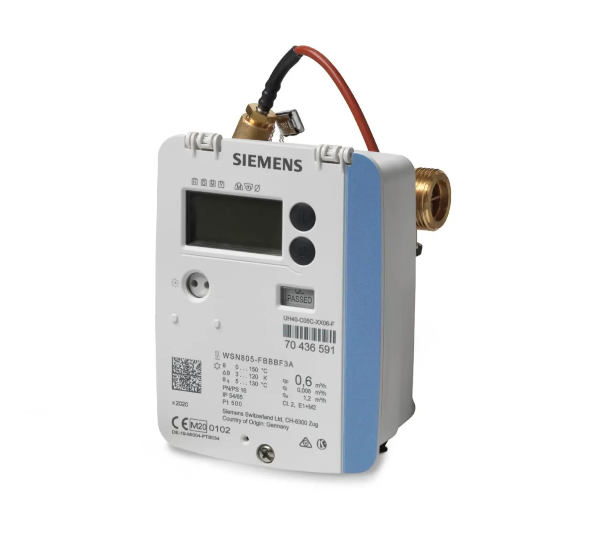 Energy meters - Siemens WSN843-FDBBF3A - Energy meter UltraS. Heat/Cool 3.5m3/h bat.M-bus