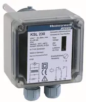 CAPTEURS ToR - Honeywell KSL230 - Commutateur de débit d'air électronique version compacte - 0.1...30m/s - 230VAC - 130mm - IP65