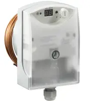CAPTEURS ToR - Honeywell FTSE20 - Thermostat de protection anti-gel à anticipation pour gaine d'air - 2 Etages [ToR+DC 0...10V ] - 2m - Réarmement manuel [interne]